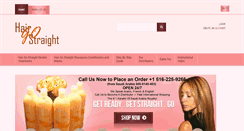 Desktop Screenshot of hairgostraight.com